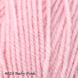 Encore Worsted Yarn from Plymouth Yarns,. Color #029 Baby Pink