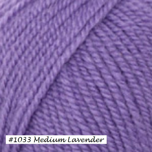 Plymouth Yarn's Encore Worsted in color #1033 Medium Lavender
