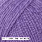 Plymouth Yarn's Encore Worsted in color #1033 Medium Lavender