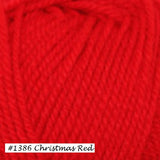 #1386 Christmas Red Encore Worsted Yarn from Plymouth Yarns