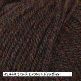Dark Brown Heather (#1444) Encore Worsted Yarn from Plymouth Yarns