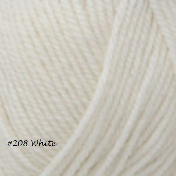 Encore worsted weight Yarn from Plymouth. Color #208 White