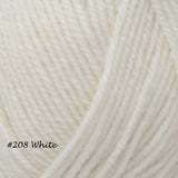 Encore worsted weight Yarn from Plymouth. Color #208 White