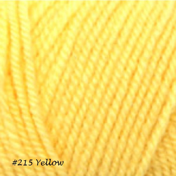 Encore worsted weight from Plymouth. Color #215 Yellow