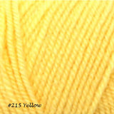 Encore worsted weight from Plymouth. Color #215 Yellow