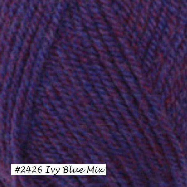 Ivy Blue Mix (#2426) Encore Worsted Yarn from Plymouth Yarns