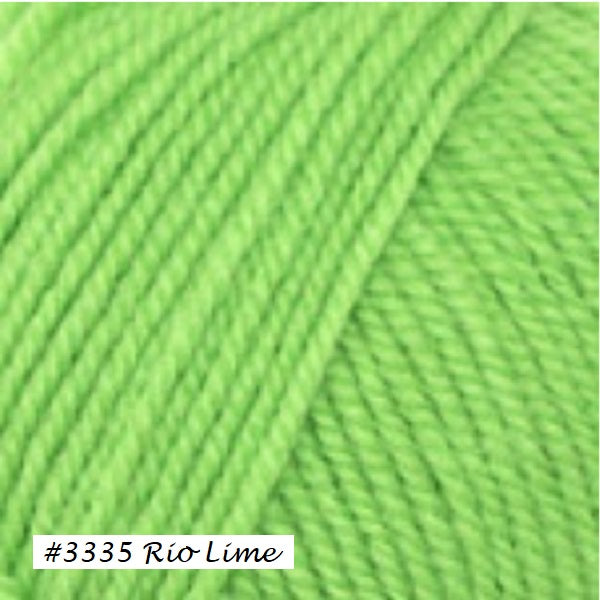 Rio Lime (#335) Encore Worsted Yarn from Plymouth Yarn
