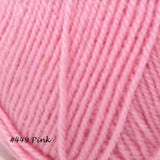Encore worsted weight Yarn from Plymouth. Color #449 Oink