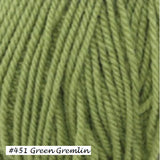 Encore worsted weight Yarn from Plymouth. Color #451 Green Gremlin