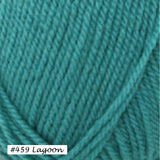 Encore worsted weight Yarn from Plymouth. Color #459 Lagoon