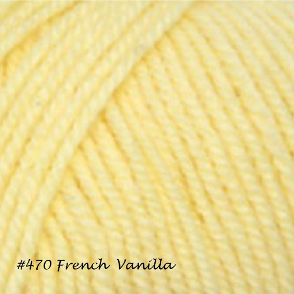Encore Worsted Yarn from Plymouth Yarns. Color #470 French Vanillla