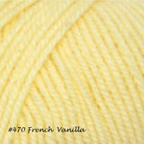 Encore Worsted Yarn from Plymouth Yarns. Color #470 French Vanillla