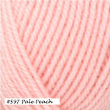 Encore Worsted Yarn from Plymouth. Color #597 Pale Peach