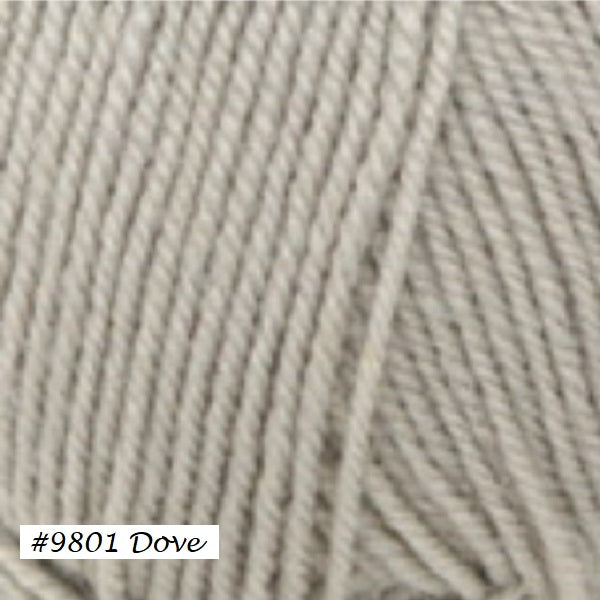 Encore Worsted Yarn from Plymouth. Color #9801 Dove