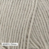 Encore Worsted Yarn from Plymouth. Color #9801 Dove