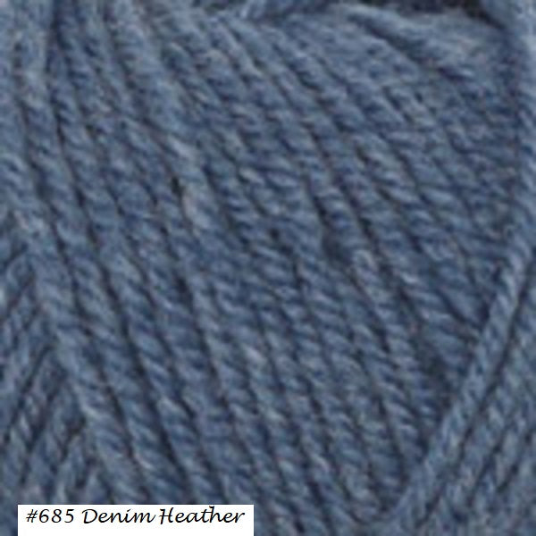 Denim Heather (#685) Encore Worsted Yarn from Plymouth Yarn