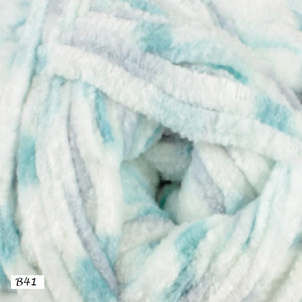 Flutterby Chnky Yarn from James Brett. Color #B41