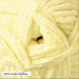 Flutterby Chunky Yarn from James C Brett. Color #B0 Pale Yellow