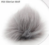 Furreal Pom from Knitting Fever. Color #16 Siiberian Wolf