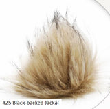 Furreal Pom from Knitting Fever. Color #25 Black-backed Jackal