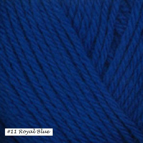 Galway Worsted Yarn from Plymouth Yarns. Color #11 Royal Blue