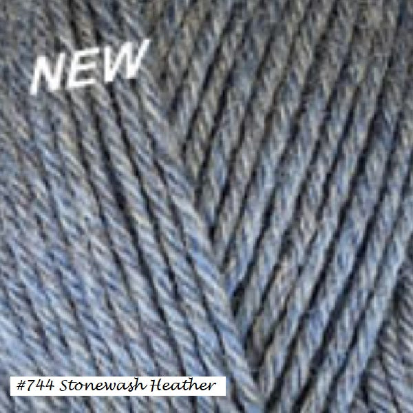 Galway Worsted Yarn from Plymouth Yarns. Color #744 Stonewash Heather