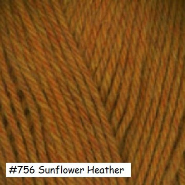 Galway Worsted Yarn from Plymouth Yarns, Color #756 Sunflower Heather