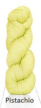 Harvest Fingering Yarn from Urth Yarns. Color Pistachio