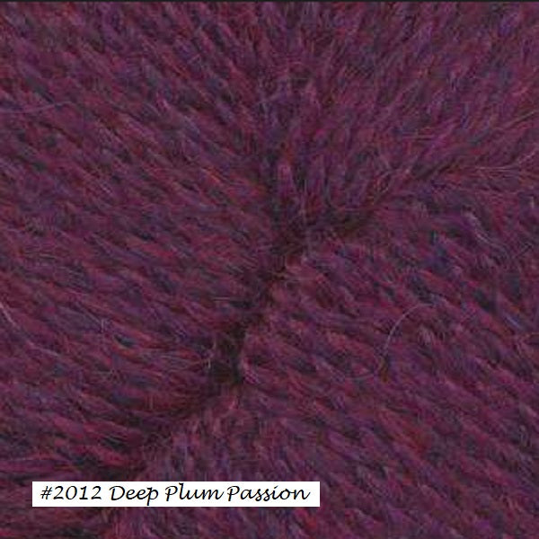 Herriot Fine Yarn from Juniper Moon Farm. Color #2012 Deep Plum Passion