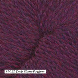 Herriot Fine Yarn from Juniper Moon Farm. Color #2012 Deep Plum Passion