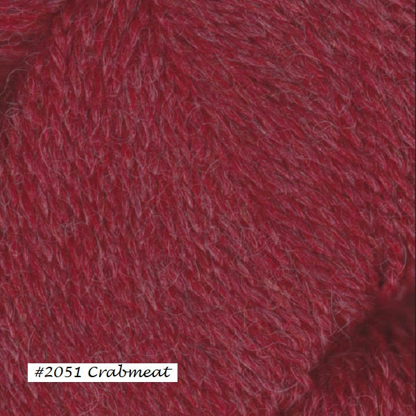 Herriot Fine Yarn from Juniper Moon Farm. Colr #2051 Crabmeat.