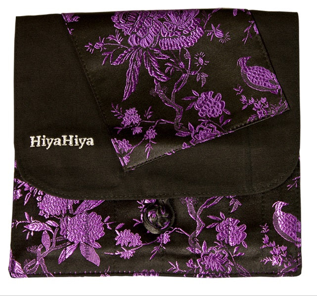 HiyaHiya Small Interchangeable Knitting Needle Set  Fabric Case in Purple color.