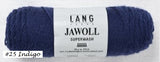 Jawoll Sock Yarn from Lang. Color #25 Indigo