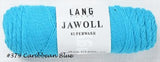 Jawoll Sock Yarn from Lang. Color #379 Caribbean Blue
