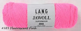 Jawoll Sock Yarn from Lang. Color #385 Fluorescent Pink