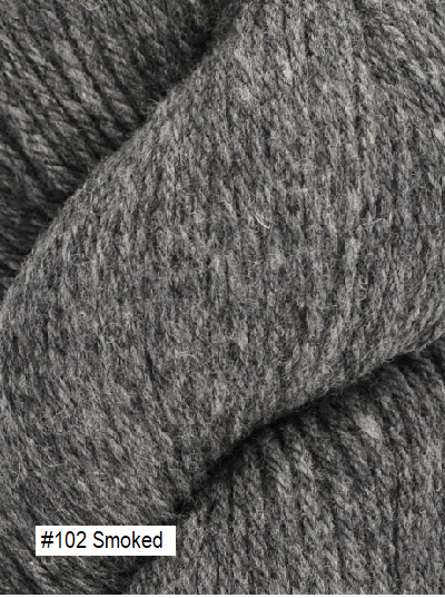 Santa Cruz Yarn from Juniper Moon Farms. Color #102 Smoked