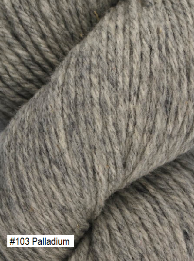 Santa Cruz Yarn from Juniper Moon Farms. Color #103 Palladium