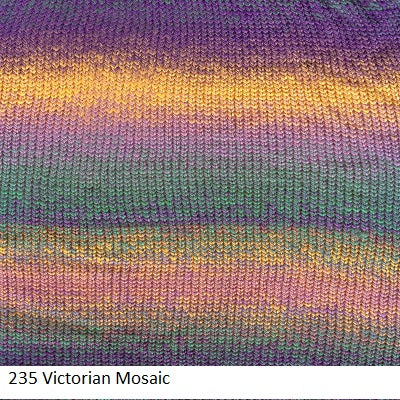 Painted Sky yarn from Knitting Fever. Color #235 Victorian Mosaic