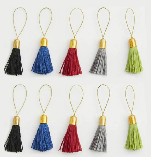 Lantern Moon Tassel Stitch Markers Set of 10