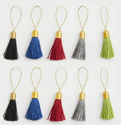 Lantern Moon Tassel Stitch Markers Set of 10