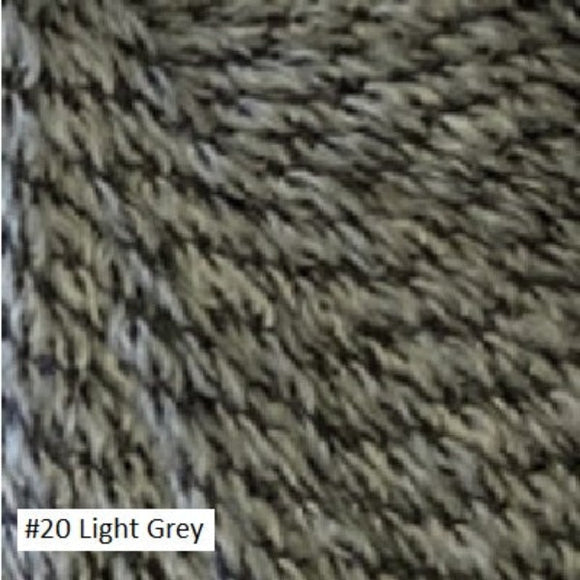 Mojito Merino Yarn from Plymouth Yarn. Color # 20 Light Grey