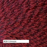 Mojito Merino Yarn from Plymouth. Color #28 Crimson