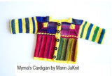 Myrna's Cardigan by Marin JaKnit. Knit with Harvest Fingering Yarn from Urth Yarns