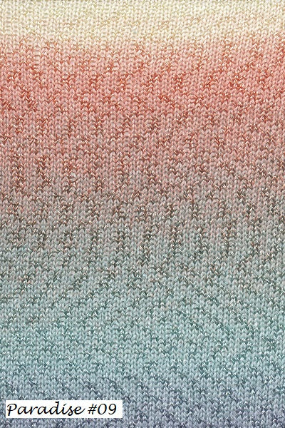Paradise Yarn from Lang. Colorway #09