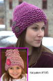 Plymouth Yarn knitting pattern #F645 for Encore Mega Colorspun