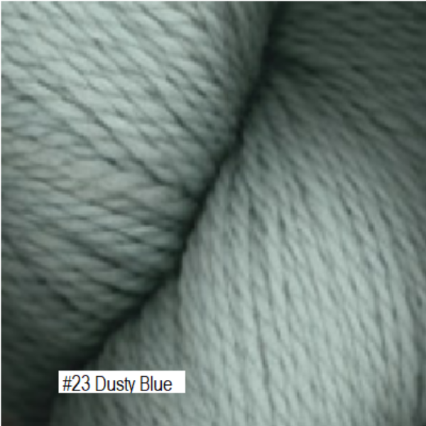 Homestead Yarn from Plymouth Yarn. Color #23 Disty Blue