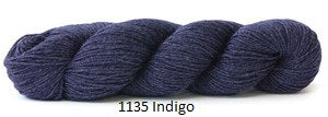 Sueno Yarn from Hi Koo. Color #11035 Indigo