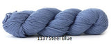 Sueno Yarn from Hi Koo. Color #1137 Steel Blue