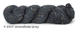 Sueno Tweed Yarn, a DK weight yarn from HiKoo. Color #1607 Grandiose Gray