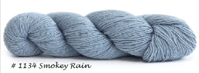 Sueno Tweed Yarn, a DK weight yarn from HiKoo. Color #1134 Smokey Rain